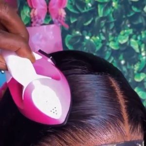 Mini hair iron so cute and little